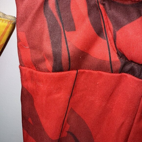 The Flash Halloween Costume Boys Size Medium 8 10 Muscle Chest Jumpsuit Rubies - Picture 5 of 14